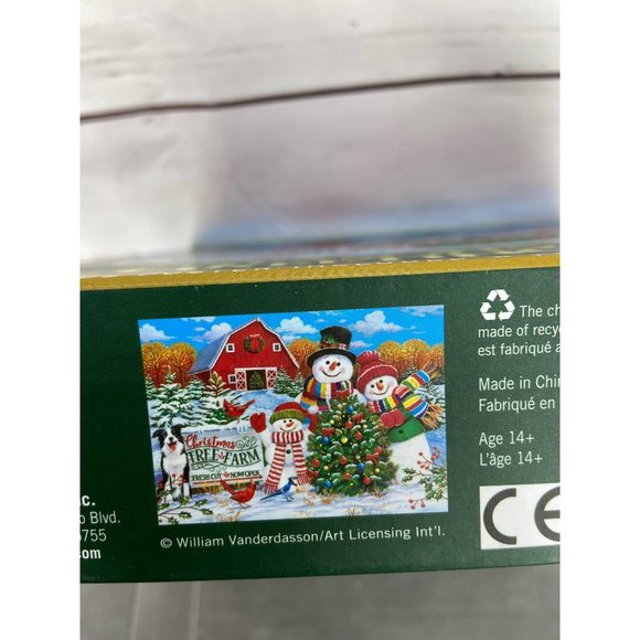 Season's Greetings Christmas‎ Tree Farm 1000 Piece Jigsaw Puzzle - Picture 13 of 13